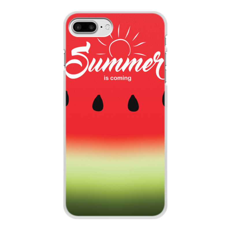 Printio Чехол для iPhone 8 Plus, объёмная печать Summer