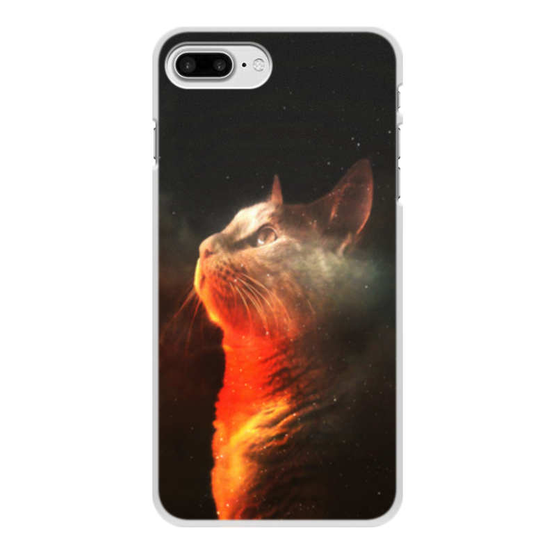 Printio Чехол для iPhone 8 Plus, объёмная печать Кошка printio чехол для iphone 8 plus объёмная печать кот кошка