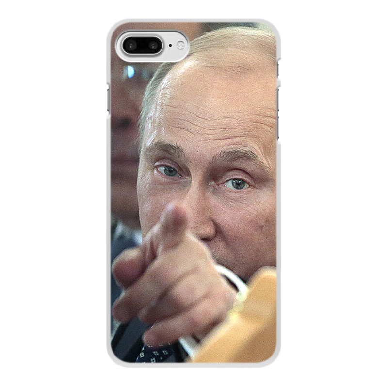Printio Чехол для iPhone 8 Plus, объёмная печать Путин. политика