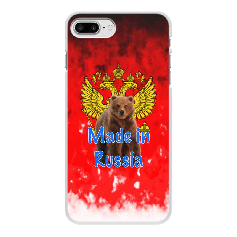 цена Printio Чехол для iPhone 8 Plus, объёмная печать Russia