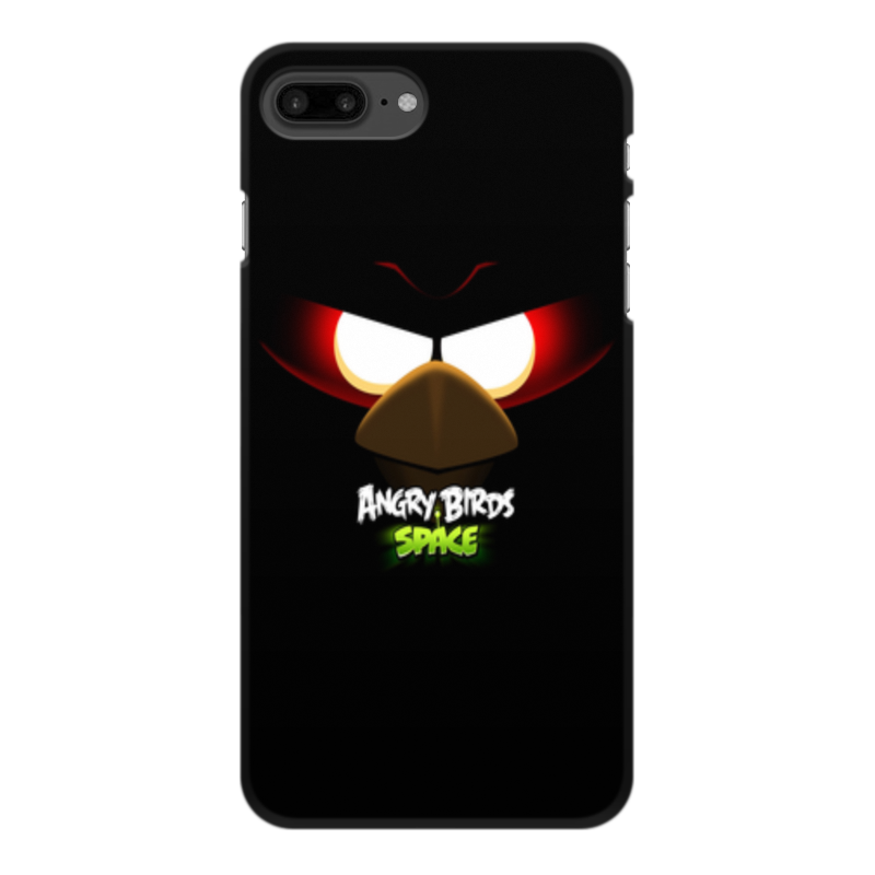Printio Чехол для iPhone 8 Plus, объёмная печать Space (angry birds) мягкая игрушка брелок черная космическая злая птичка angry birds space black bird 8 cм 92677 bk