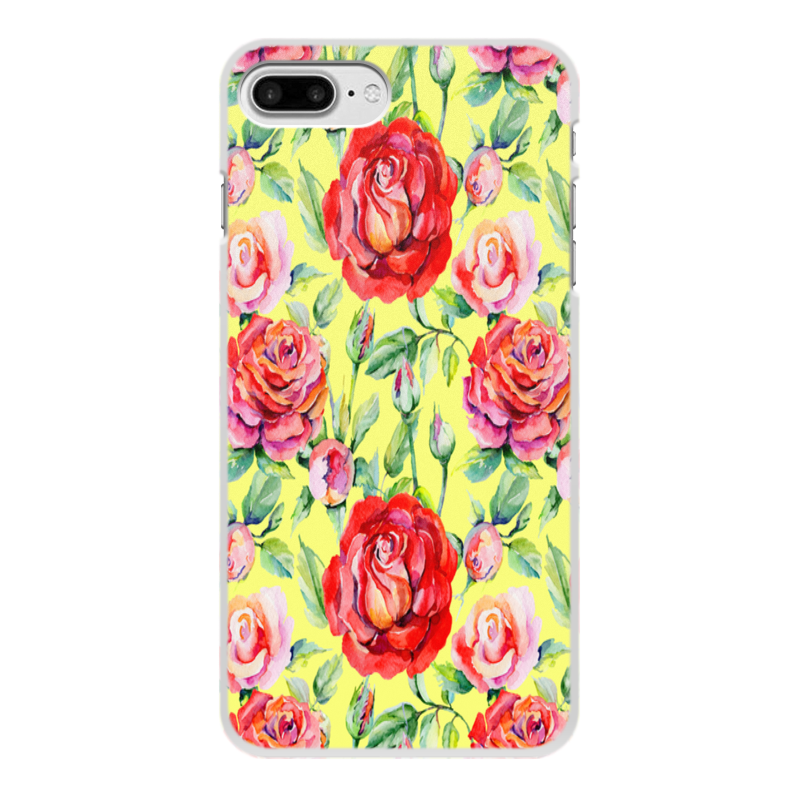 Printio Чехол для iPhone 8 Plus, объёмная печать Сад цветов printio чехол для iphone 8 plus объёмная печать доминикана тропический сад