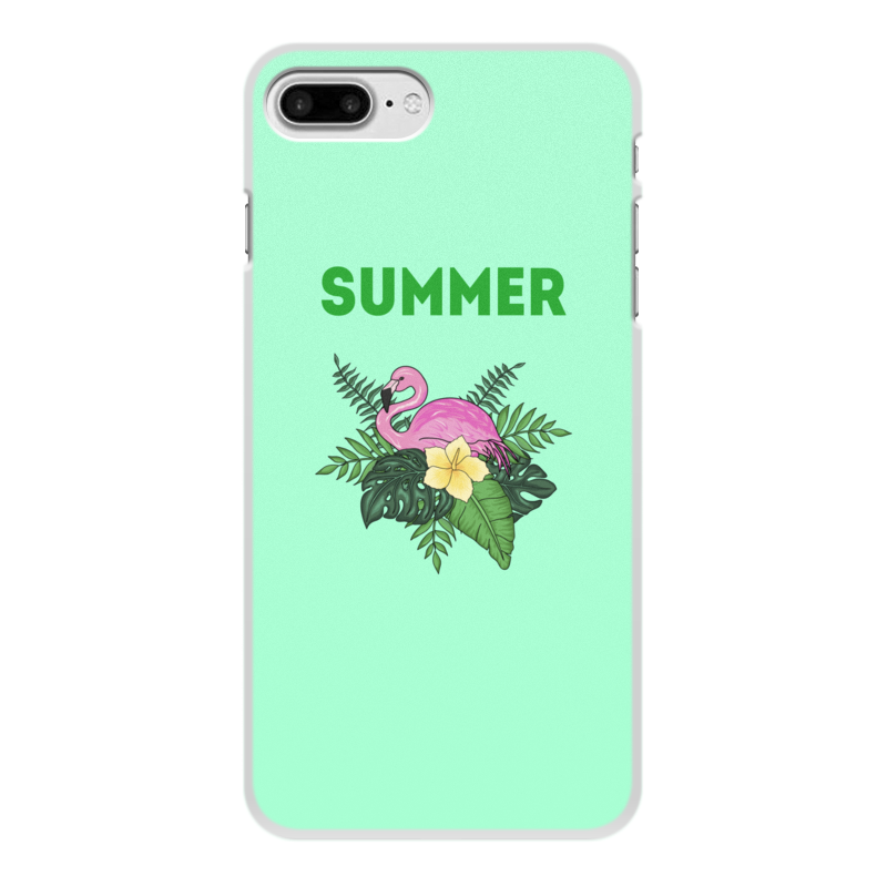 Printio Чехол для iPhone 8 Plus, объёмная печать Summer