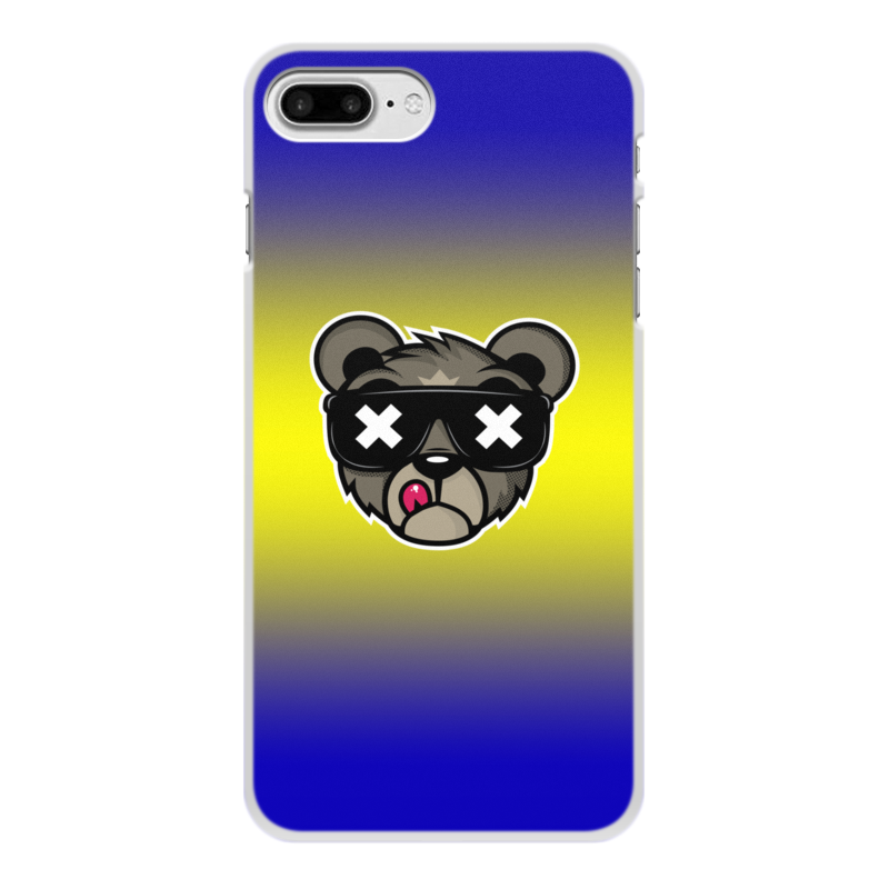 Printio Чехол для iPhone 8 Plus, объёмная печать Медведь