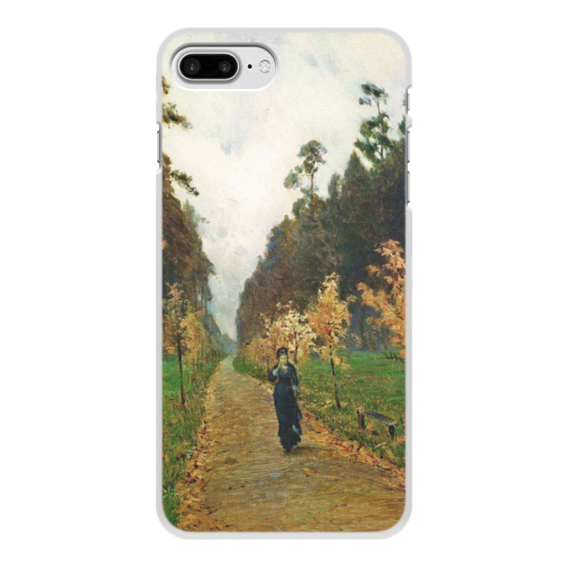 Printio Чехол для iPhone 8 Plus, объёмная печать Осенний день. сокольники (левитан)