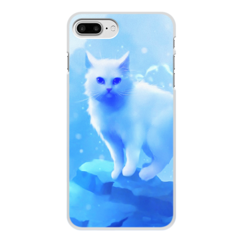 Printio Чехол для iPhone 8 Plus, объёмная печать кошка