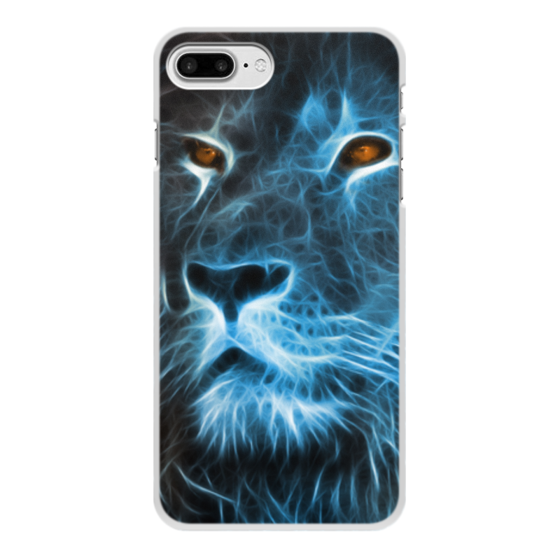 цена Printio Чехол для iPhone 8 Plus, объёмная печать Царь зверей