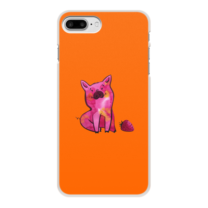 Printio Чехол для iPhone 8 Plus, объёмная печать Свинка