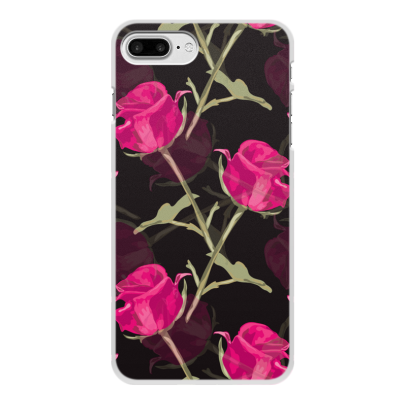Printio Чехол для iPhone 8 Plus, объёмная печать Бутоны роз