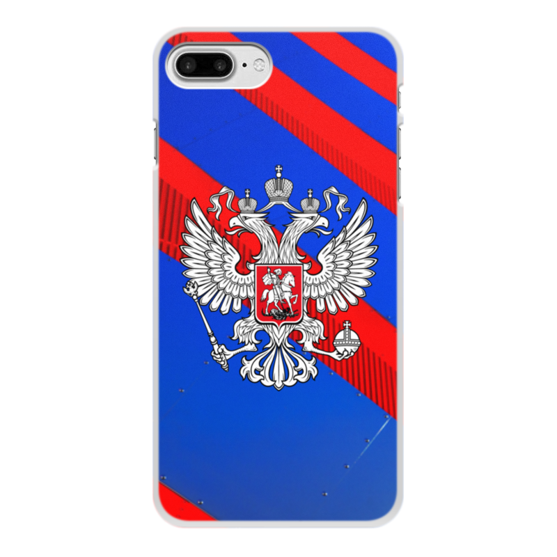 Printio Чехол для iPhone 8 Plus, объёмная печать Russia