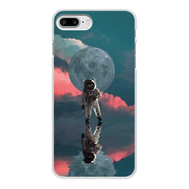 Printio Чехол для iPhone 8 Plus, объёмная печать Космонавт астронавт