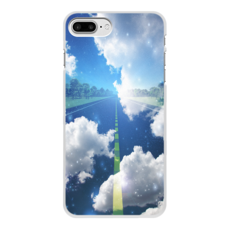 Printio Чехол для iPhone 8 Plus, объёмная печать Облака printio чехол для iphone 8 plus объёмная печать облака