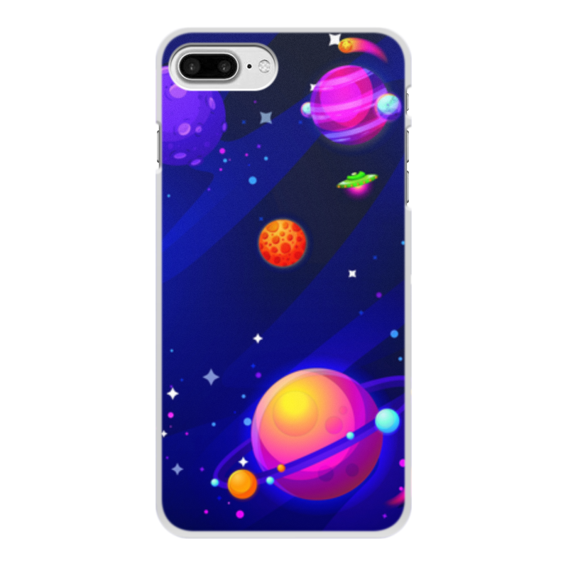 Printio Чехол для iPhone 8 Plus, объёмная печать Планеты силиконовый чехол на oneplus 8 pro шары планеты для ванплас 8 про