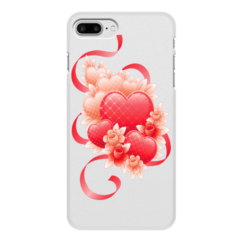 Printio Чехол для iPhone 8 Plus, объёмная печать Любимой на 14 февраля