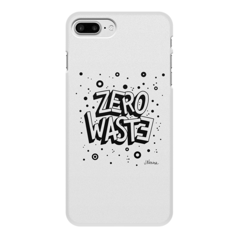 Printio Чехол для iPhone 8 Plus, объёмная печать Zero waste дельва н мой блокнот ноль отходов