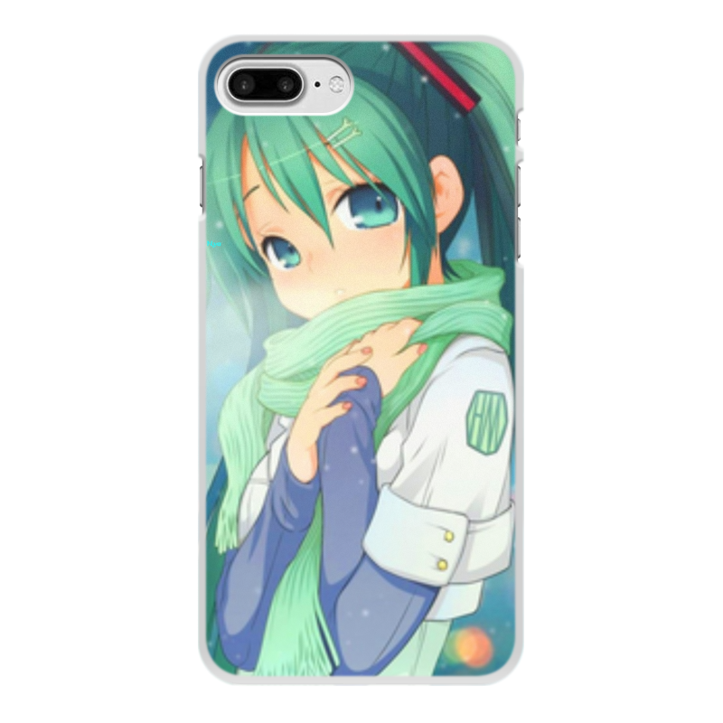 printio коврик для мышки круглый miku hatsune sush Printio Чехол для iPhone 8 Plus, объёмная печать Miku hatsune sush