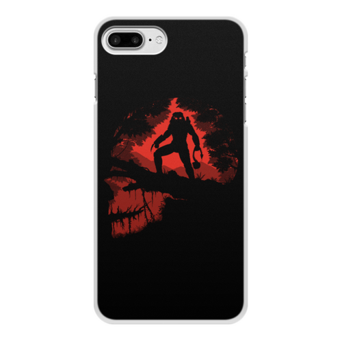 Заказать чехол для iPhone 8/8 Plus в Москве. Чехол для iPhone 8 Plus, объёмная печать Хищник от ISliM - готовые дизайны и нанесение принтов.