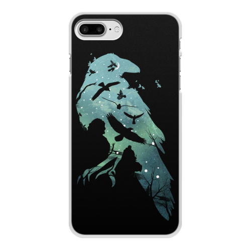 Заказать чехол для iPhone 8/8 Plus в Москве. Чехол для iPhone 8 Plus, объёмная печать Вороний край от ISliM - готовые дизайны и нанесение принтов.