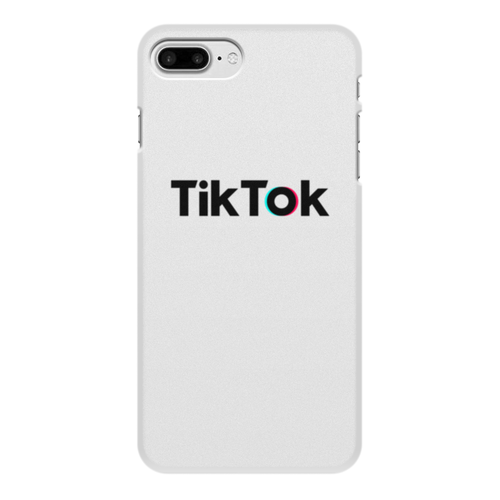 Заказать чехол для iPhone 8/8 Plus в Москве. Чехол для iPhone 8 Plus, объёмная печать TikTok  от DESIGNER   - готовые дизайны и нанесение принтов.
