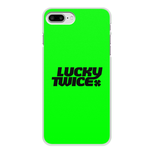 Заказать чехол для iPhone 8/8 Plus в Москве. Чехол для iPhone 8 Plus, объёмная печать Lucky twice от THE_NISE  - готовые дизайны и нанесение принтов.