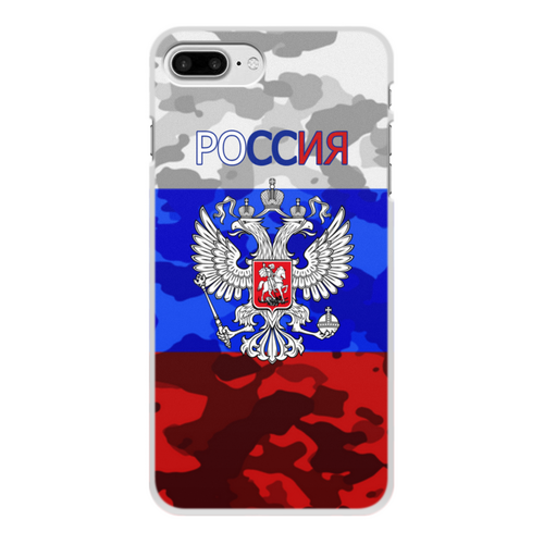 Заказать чехол для iPhone 8/8 Plus в Москве. Чехол для iPhone 8 Plus, объёмная печать   Герб России от THE_NISE  - готовые дизайны и нанесение принтов.