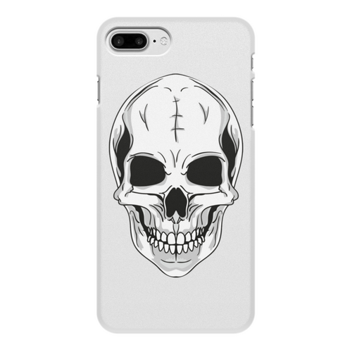 Заказать чехол для iPhone 8/8 Plus в Москве. Чехол для iPhone 8 Plus, объёмная печать Череп от BAD OWL - готовые дизайны и нанесение принтов.