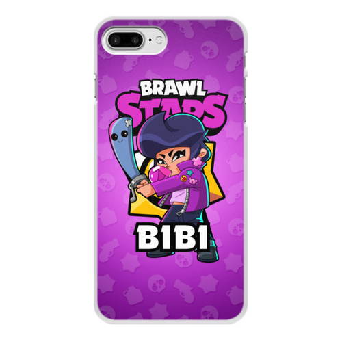 Заказать чехол для iPhone 8/8 Plus в Москве. Чехол для iPhone 8 Plus, объёмная печать BRAWL STARS BIBI от geekbox - готовые дизайны и нанесение принтов.