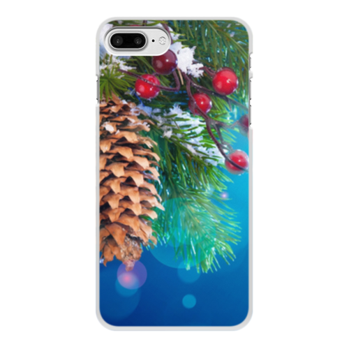 Заказать чехол для iPhone 8/8 Plus в Москве. Чехол для iPhone 8 Plus, объёмная печать новый год от annet0897 - готовые дизайны и нанесение принтов.