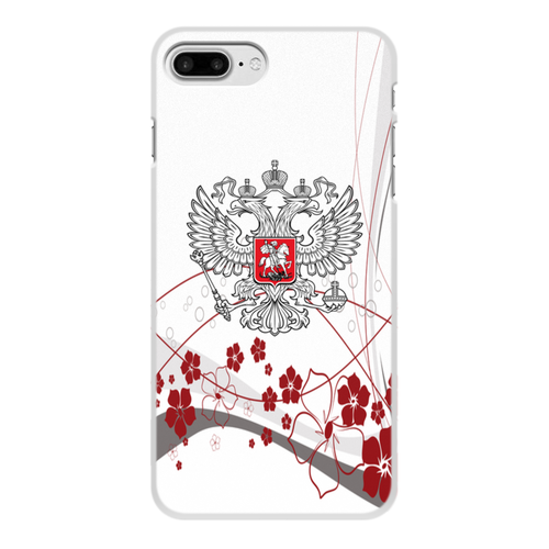 Заказать чехол для iPhone 8/8 Plus в Москве. Чехол для iPhone 8 Plus, объёмная печать герб РФ от THE_NISE  - готовые дизайны и нанесение принтов.