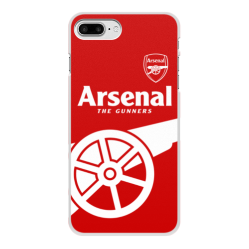 Заказать чехол для iPhone 8/8 Plus в Москве. Чехол для iPhone 8 Plus, объёмная печать Arsenal от geekbox - готовые дизайны и нанесение принтов.