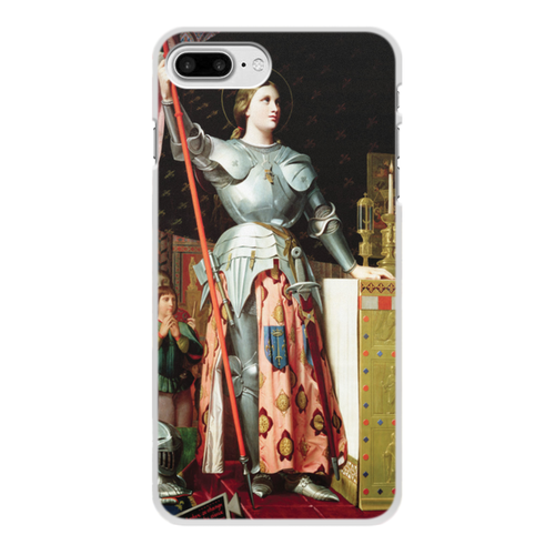 Заказать чехол для iPhone 8/8 Plus в Москве. Чехол для iPhone 8 Plus, объёмная печать Жанна д’Арк на коронации Карла VII (Энгр) от trend - готовые дизайны и нанесение принтов.