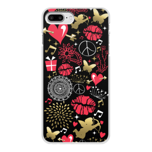 Заказать чехол для iPhone 8/8 Plus в Москве. Чехол для iPhone 8 Plus, объёмная печать Валентинка от Ирина - готовые дизайны и нанесение принтов.