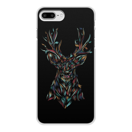 Заказать чехол для iPhone 8/8 Plus в Москве. Чехол для iPhone 8 Plus, объёмная печать Пёстрый олень от ISliM - готовые дизайны и нанесение принтов.