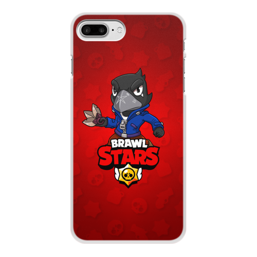 Заказать чехол для iPhone 8/8 Plus в Москве. Чехол для iPhone 8 Plus, объёмная печать BRAWL STARS CROW от geekbox - готовые дизайны и нанесение принтов.