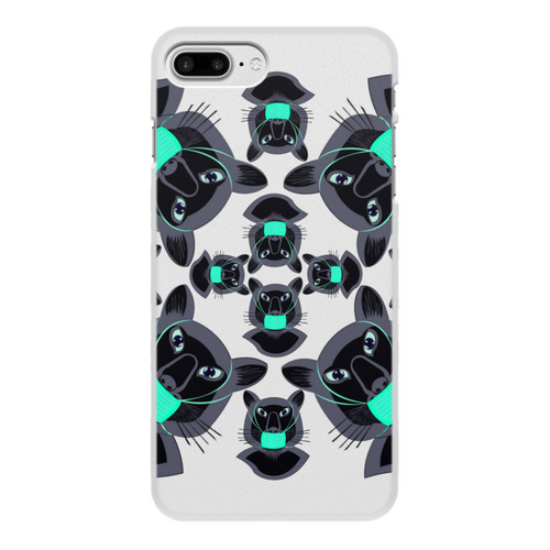 Заказать чехол для iPhone 8/8 Plus в Москве. Чехол для iPhone 8 Plus, объёмная печать Пантера в маске от Stil na yarkosti - готовые дизайны и нанесение принтов.