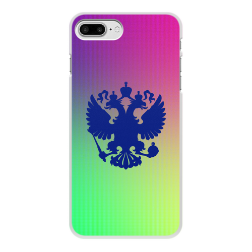 Заказать чехол для iPhone 8/8 Plus в Москве. Чехол для iPhone 8 Plus, объёмная печать Герб России от THE_NISE  - готовые дизайны и нанесение принтов.