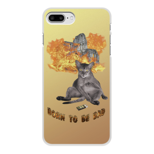 Заказать чехол для iPhone 8/8 Plus в Москве. Чехол для iPhone 8 Plus, объёмная печать Рождён быть плохим от Тари  Танте - готовые дизайны и нанесение принтов.