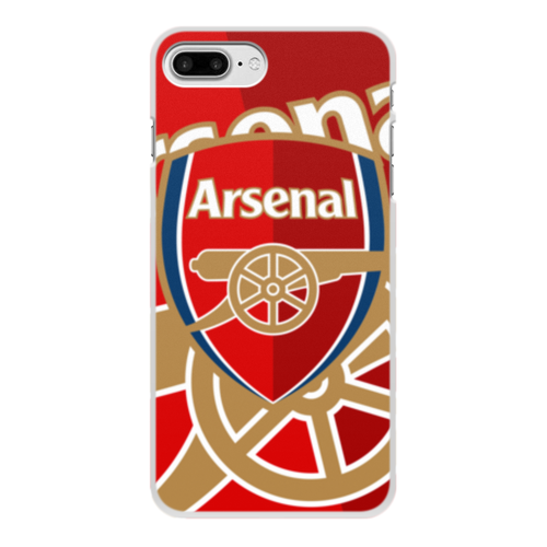 Заказать чехол для iPhone 8/8 Plus в Москве. Чехол для iPhone 8 Plus, объёмная печать Arsenal от geekbox - готовые дизайны и нанесение принтов.