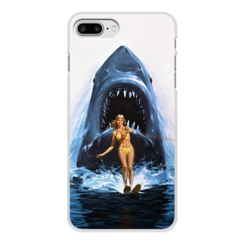 Заказать чехол для iPhone 8/8 Plus в Москве. Чехол для iPhone 8 Plus, объёмная печать Челюсти от skynatural - готовые дизайны и нанесение принтов.