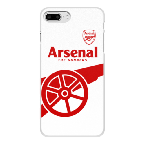 Заказать чехол для iPhone 8/8 Plus в Москве. Чехол для iPhone 8 Plus, объёмная печать Arsenal от geekbox - готовые дизайны и нанесение принтов.