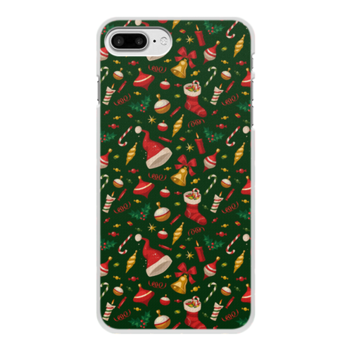Заказать чехол для iPhone 8/8 Plus в Москве. Чехол для iPhone 8 Plus, объёмная печать Новогодние праздники от FireFoxa - готовые дизайны и нанесение принтов.