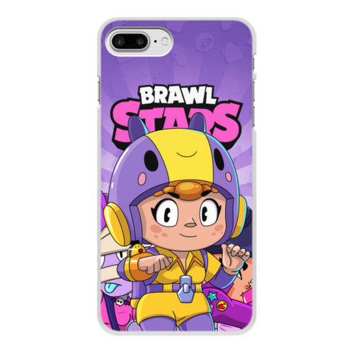 Заказать чехол для iPhone 8/8 Plus в Москве. Чехол для iPhone 8 Plus, объёмная печать BRAWL STARS BEA от geekbox - готовые дизайны и нанесение принтов.