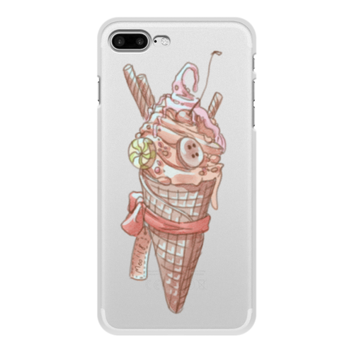 Заказать чехол для iPhone 8/8 Plus в Москве. Чехол для iPhone 8 Plus, объёмная печать Summer time от Катя Муу - готовые дизайны и нанесение принтов.
