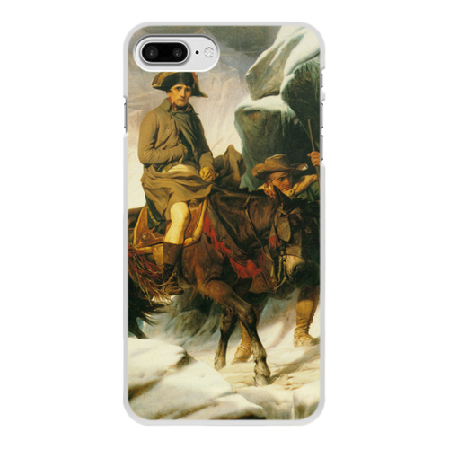 Заказать чехол для iPhone 8/8 Plus в Москве. Чехол для iPhone 8 Plus, объёмная печать Переход Наполеона через Альпы (Поль Деларош) от trend - готовые дизайны и нанесение принтов.