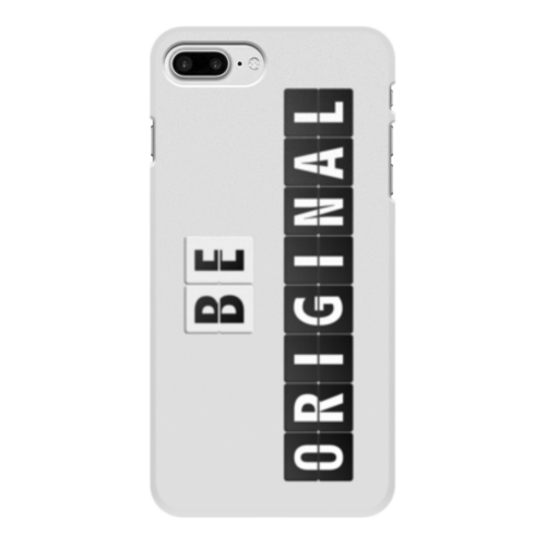 Заказать чехол для iPhone 8/8 Plus в Москве. Чехол для iPhone 8 Plus, объёмная печать Be original от ISliM - готовые дизайны и нанесение принтов.