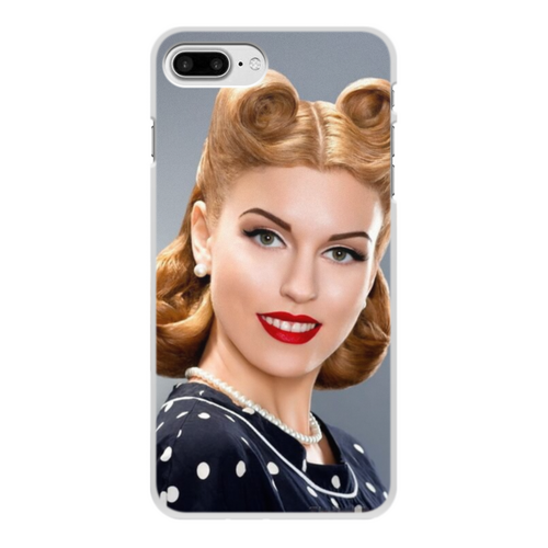 Заказать чехол для iPhone 8/8 Plus в Москве. Чехол для iPhone 8 Plus, объёмная печать Стиль/Прически 50-60х от Екатерина Смирнова - готовые дизайны и нанесение принтов.