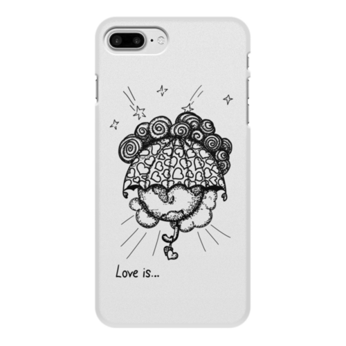 Заказать чехол для iPhone 8/8 Plus в Москве. Чехол для iPhone 8 Plus, объёмная печать Любовь это… от Ольга Негреба - готовые дизайны и нанесение принтов.