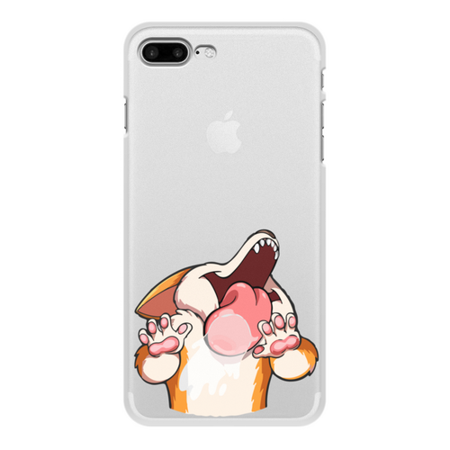 Заказать чехол для iPhone 8/8 Plus в Москве. Чехол для iPhone 8 Plus, объёмная печать Корги от procto  - готовые дизайны и нанесение принтов.