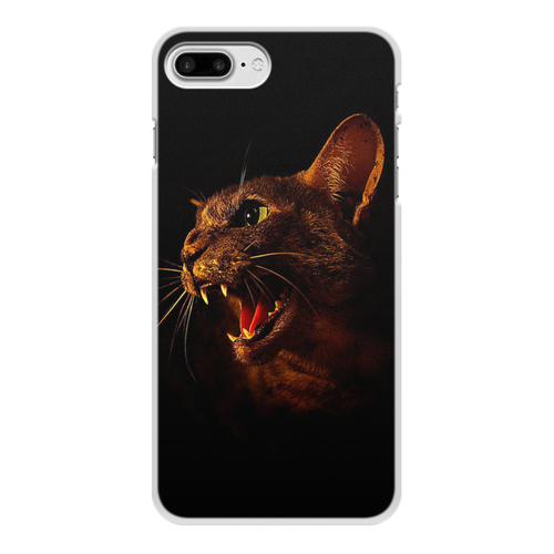 Заказать чехол для iPhone 8/8 Plus в Москве. Чехол для iPhone 8 Plus, объёмная печать КОШКИ. МАГИЯ КРАСОТЫ от robus - готовые дизайны и нанесение принтов.