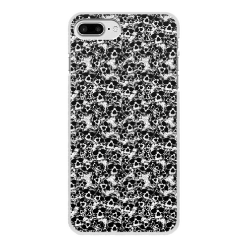 Заказать чехол для iPhone 8/8 Plus в Москве. Чехол для iPhone 8 Plus, объёмная печать Full set skulls от Leichenwagen - готовые дизайны и нанесение принтов.